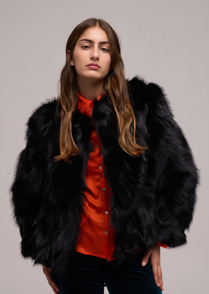 Chaqueta de Zorro Patchwork