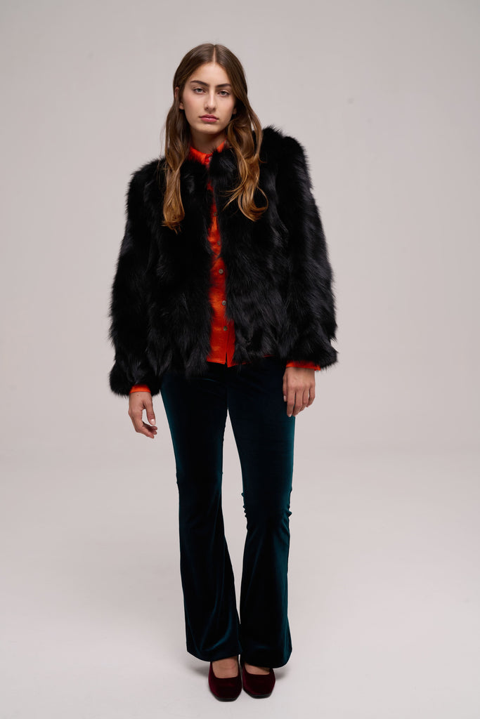 Chaqueta de Zorro Patchwork