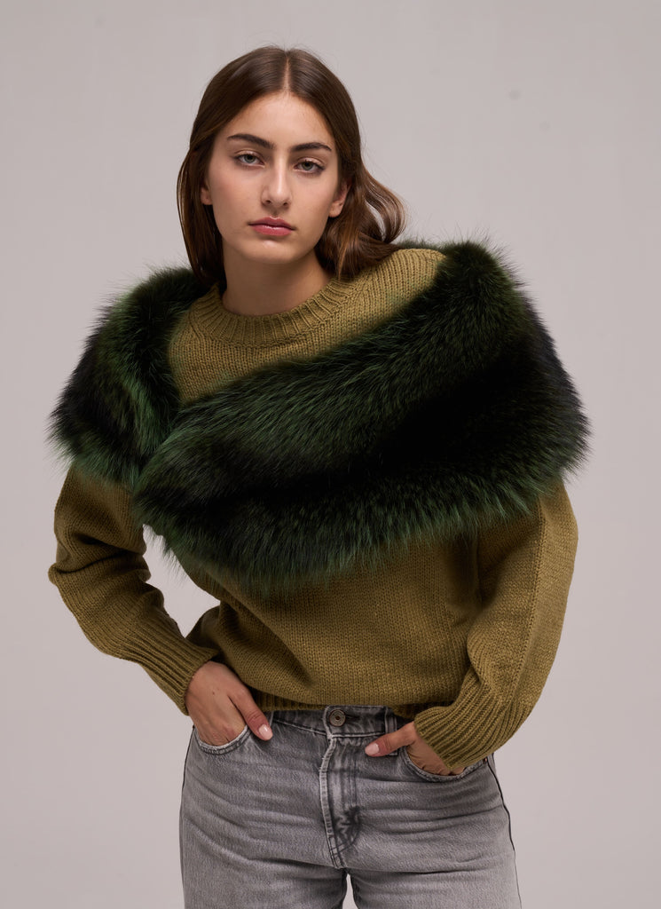 Cuello Estola Marmota Azul