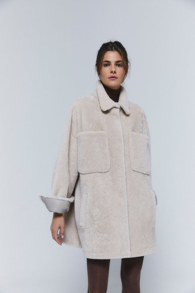 Camisa Oversize Doble Faz Cordero Merin