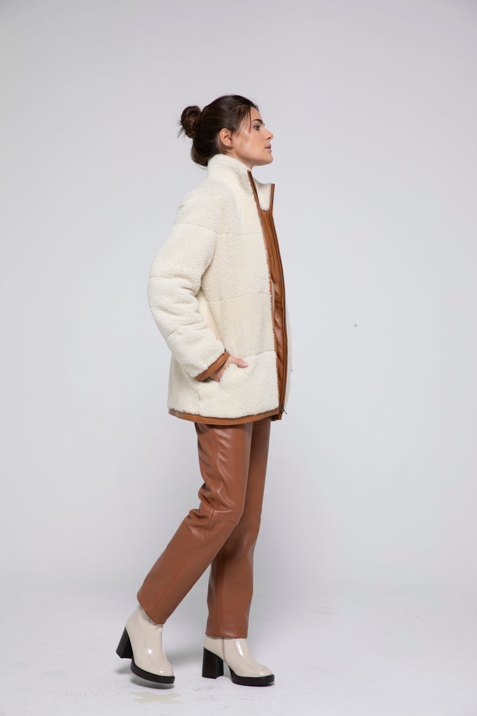 Chaqueta Oversize Cordero Merino