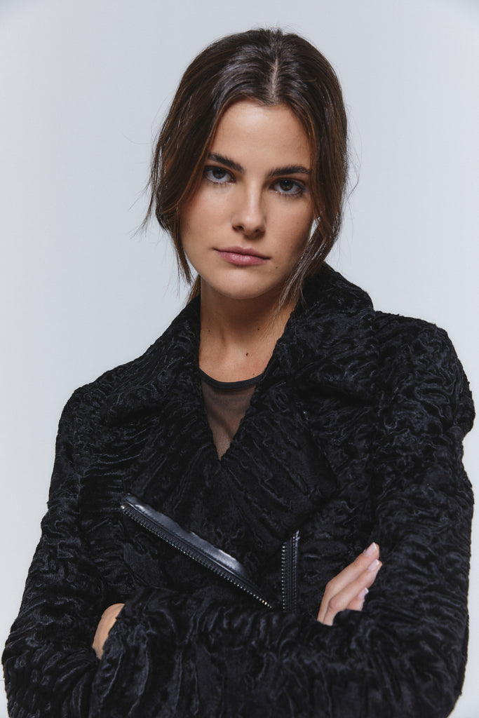Chaqueta Rockera de Astracán