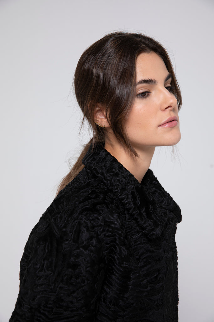 Chaqueta Rockera de Astracán