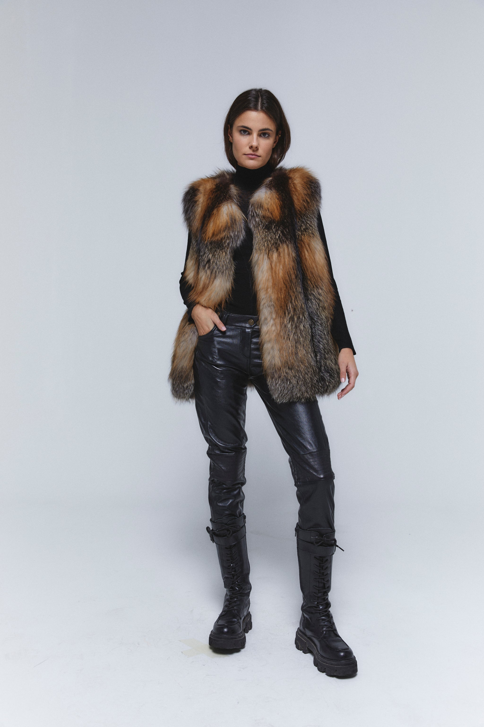 Fox Fur Vest | Ramiro Guardiola