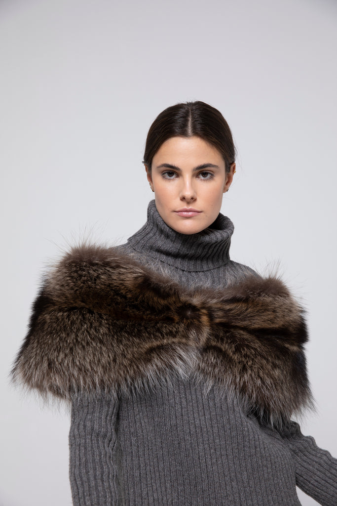 cuello estola marmota